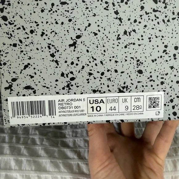 Jordan Retro 5 Anthracite - Picture 9 of 12